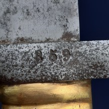 French 1870 Defense Nationale Bayonet for the Remington Rolling Block, Repurposed M1831 Blade 11